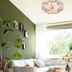 La Vie Amber Ceiling/Wall Lamp by Adriano Rachele