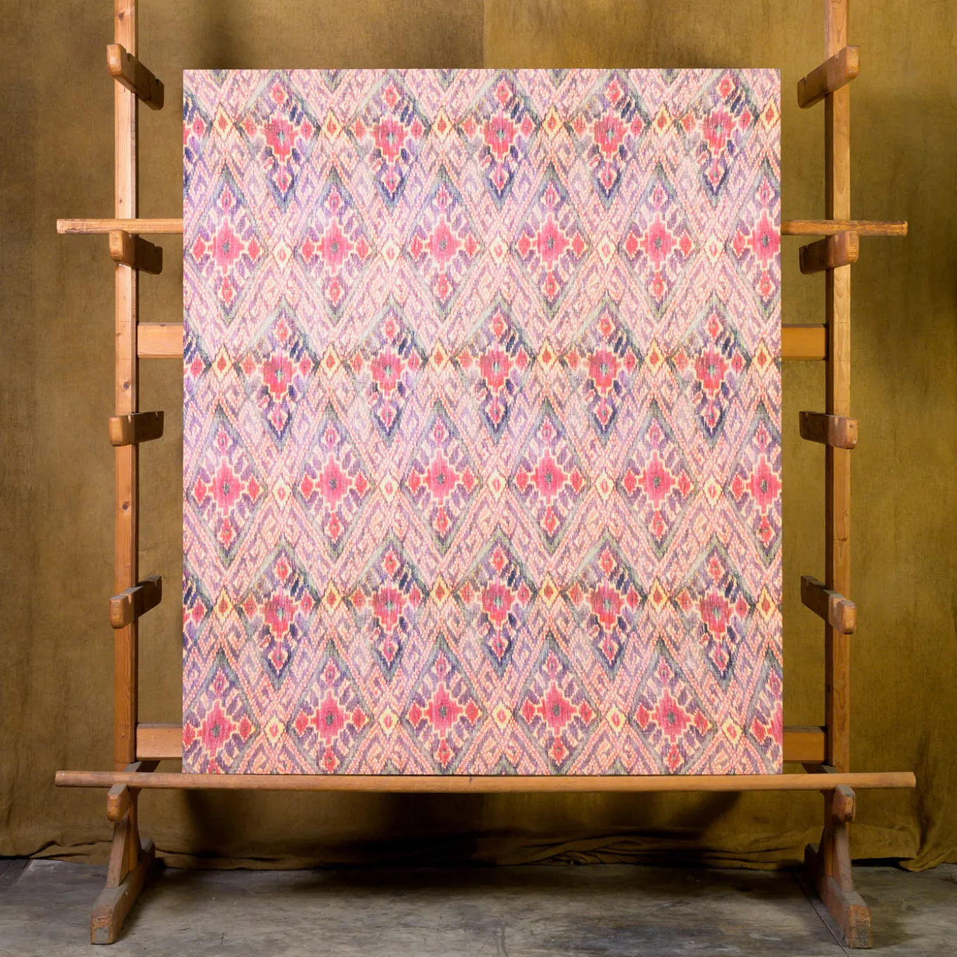 Labirinto Polychrome Print on Canvas