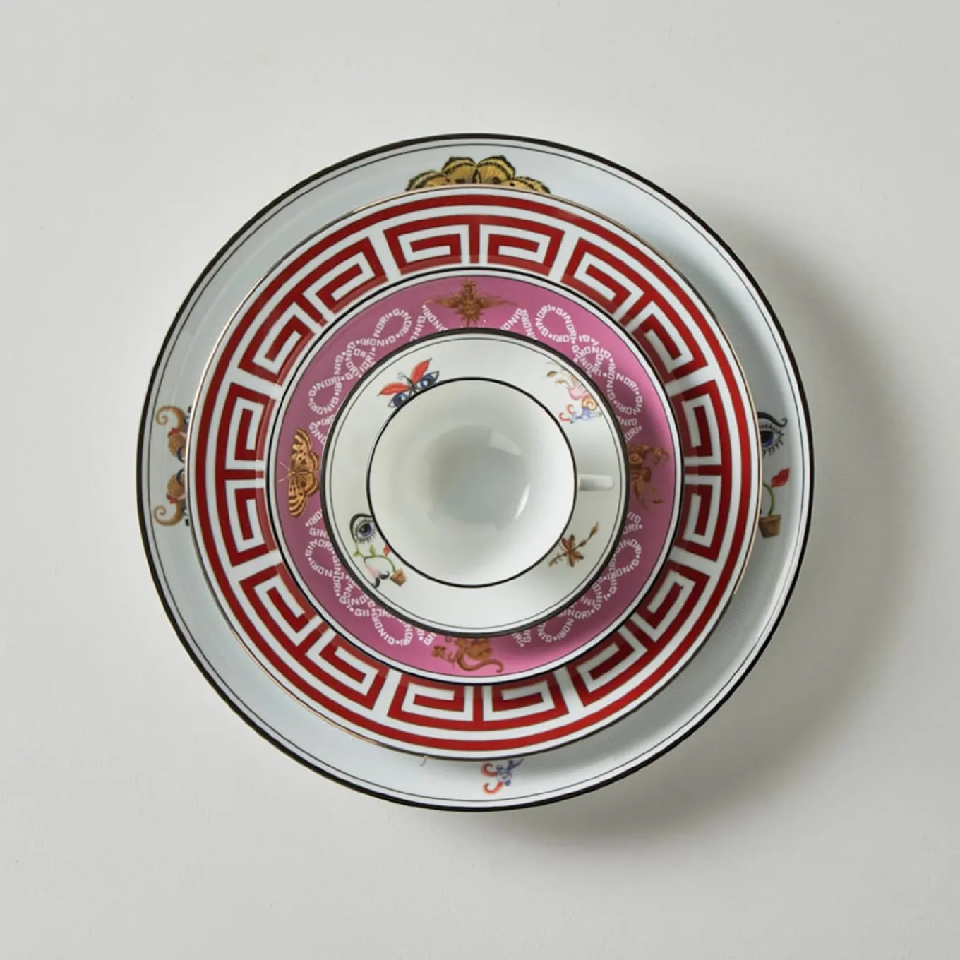 Labirinto Scarlatto Set of 6 Soup Plates