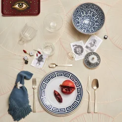 Labirinto Zaffiro Set of 6 Dinner Plates