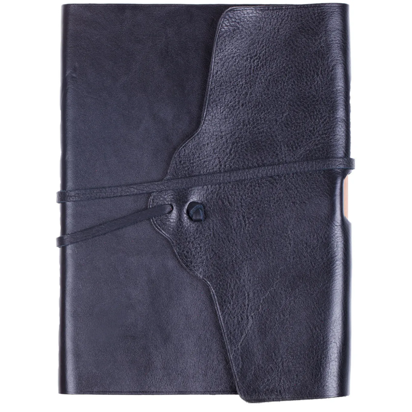 Lace Black Leather Notebook
