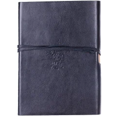 Lace Black Leather Notebook