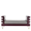 Lacquered Wood Bench