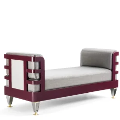 Lacquered Wood Bench