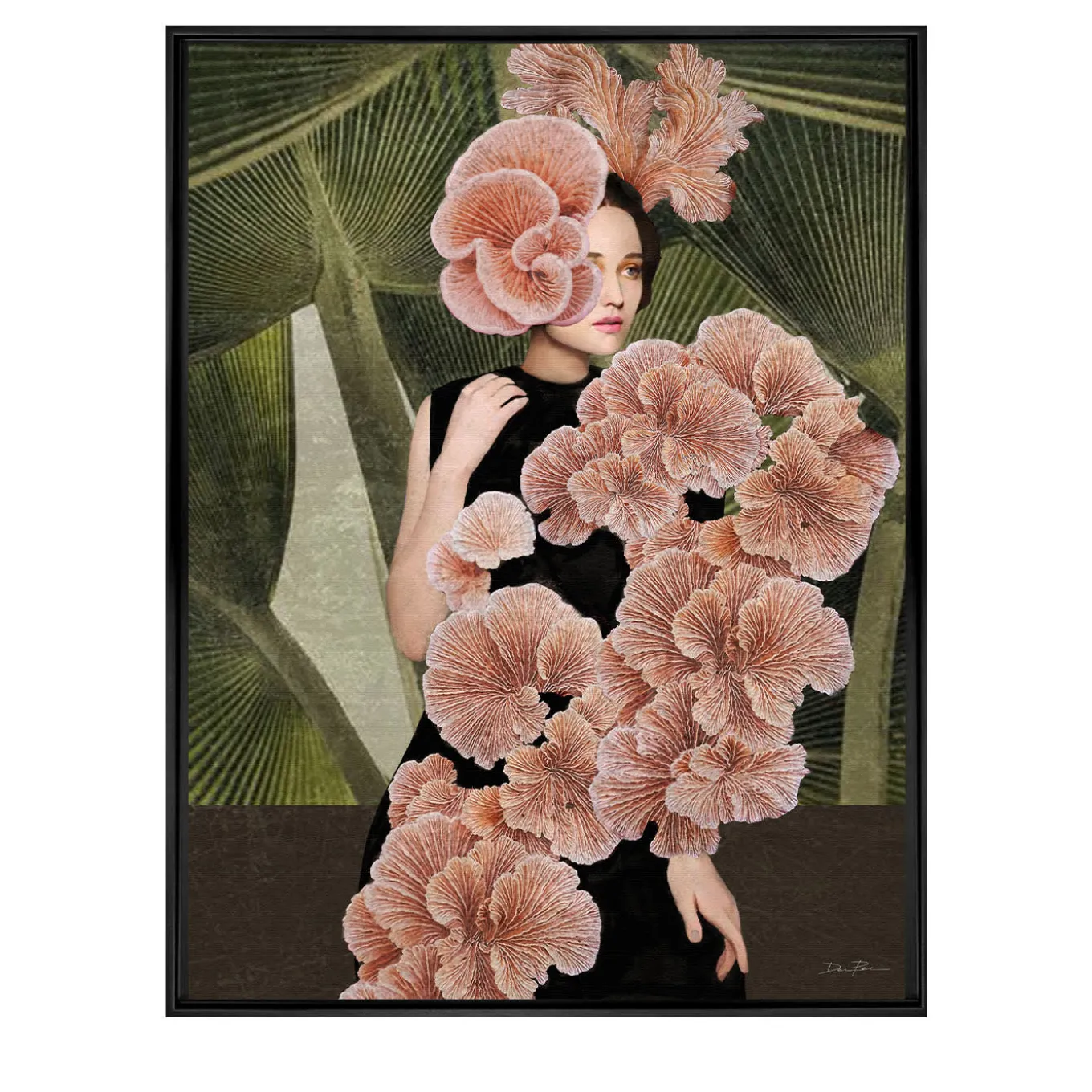 Lady Blossom Collection Mushroom Print