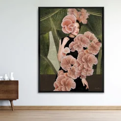 Lady Blossom Collection Mushroom Print