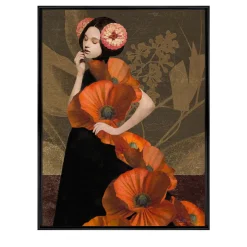 Lady Blossom Collection Poppies Print