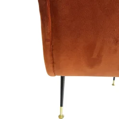 Lady Colors Deep-Orange Armchair