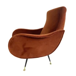 Lady Colors Deep-Orange Armchair