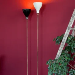 Lady V Tall Floor Lamp in Chrome