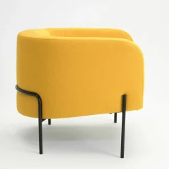 Laetitia Yellow Armchair by Fabio Fantolino