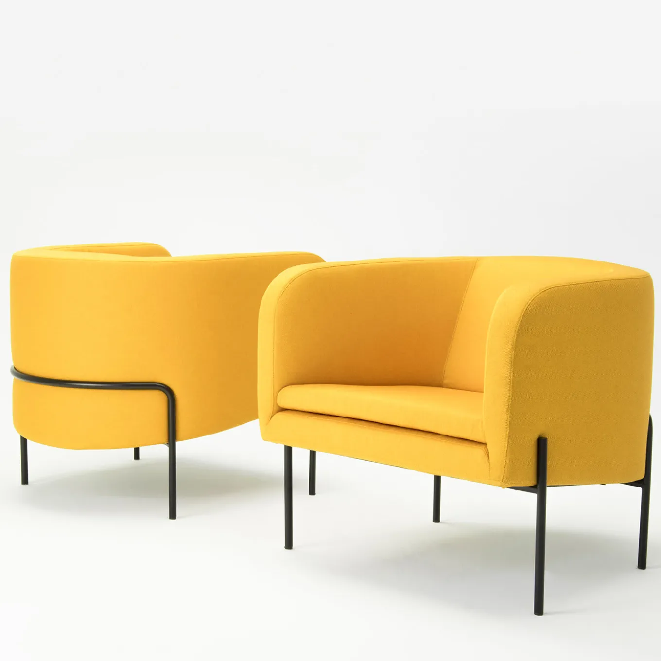 Laetitia Yellow Armchair by Fabio Fantolino