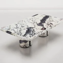 L'Alberto Matte Breccia Capraia Marble Dining Table
