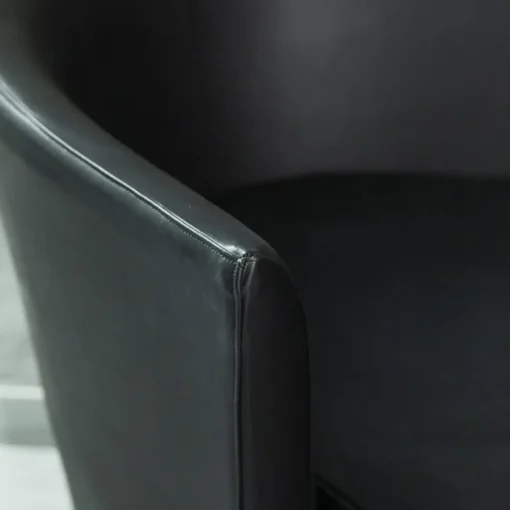 Lamentazioni Black Eco-Leather Sofa