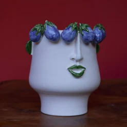 L'Ammuttunata Seller Of Aubergine Vase