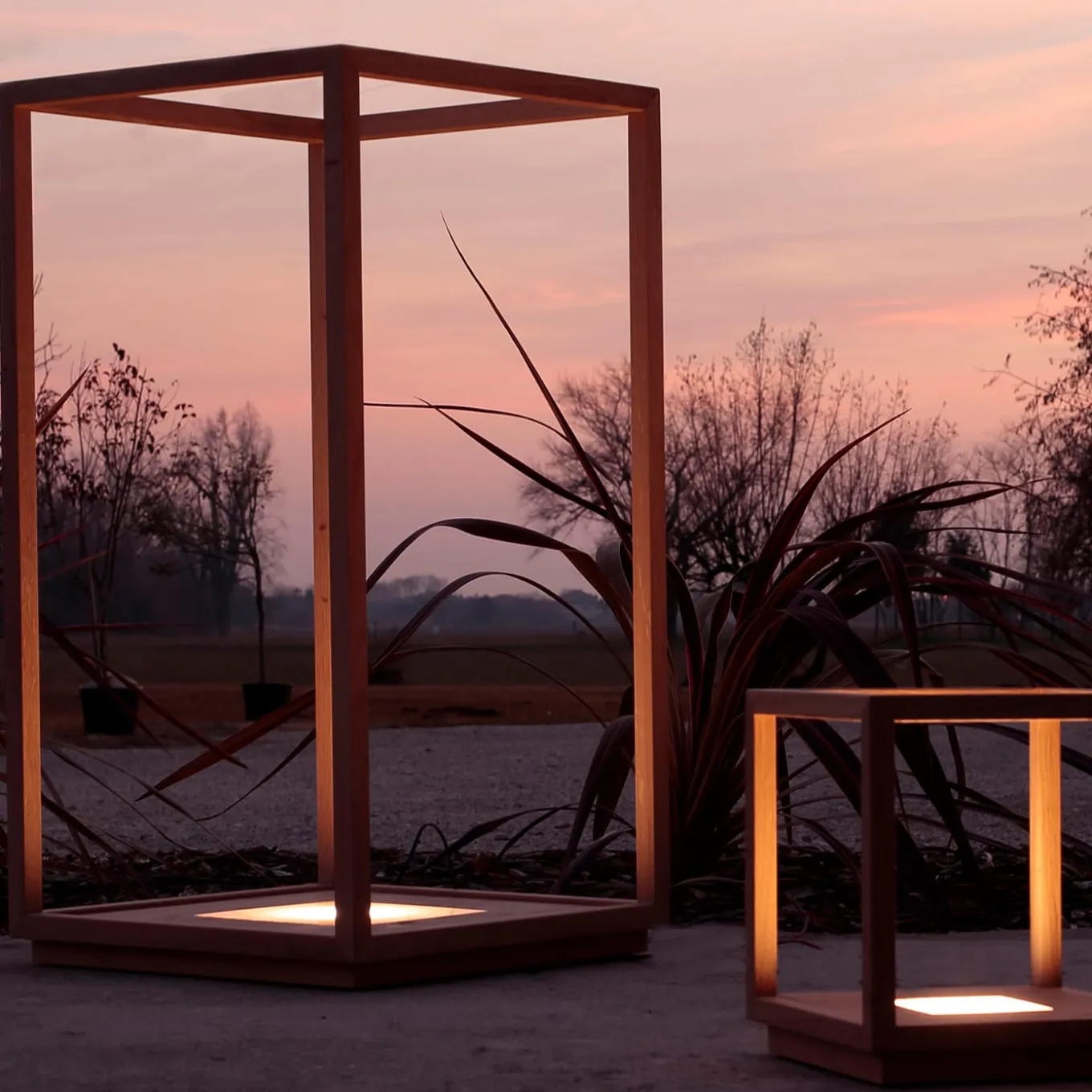 Lantern Box Table Lamp