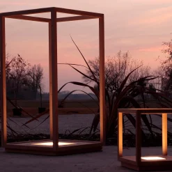 Lantern Cube Table Lamp