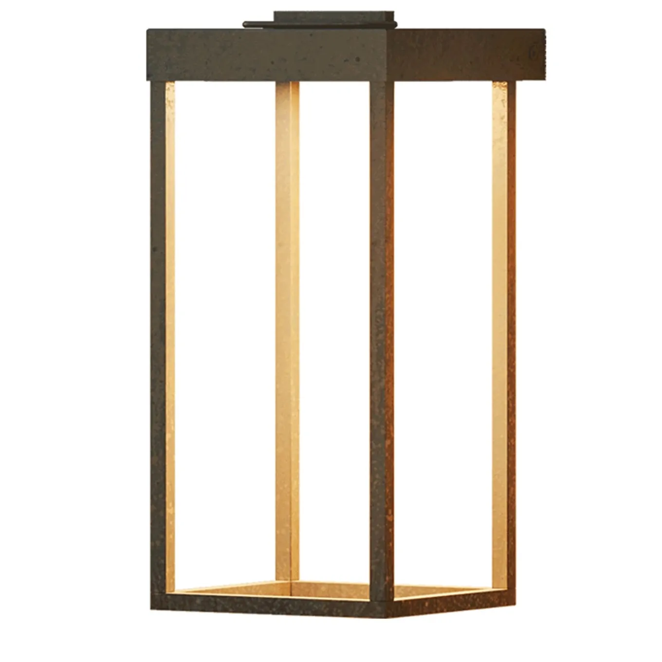 Lanterne Slim Outdoor Brass Wall Lamp