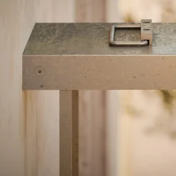 Lanterne Slim Outdoor Brass Wall Lamp