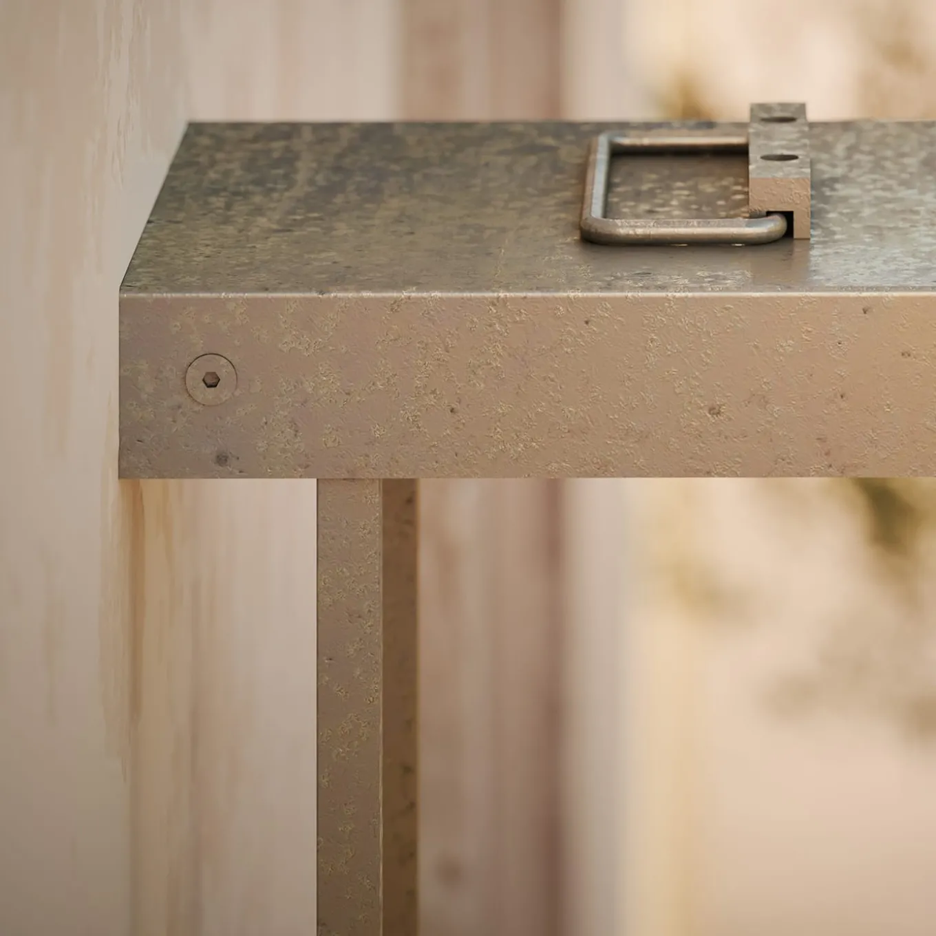 Lanterne Slim Outdoor Brass Wall Lamp