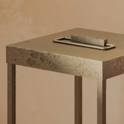 Lanterne Slim Outdoor Brass Wall Lamp