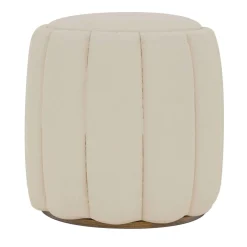 Lapis Eco Leather Pouf FB Collection