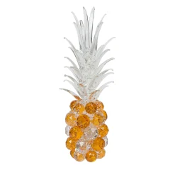 Large Amber Glass Pineapple