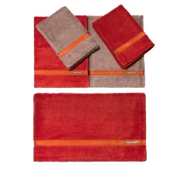 Large Bath Towel Set - Orange Beige