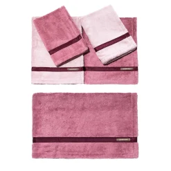 Large Bath Towel Set - Powder Pink Antique Rose