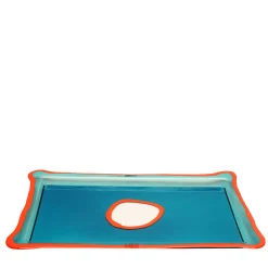 Large Blue Rectangular Try Vide Poches By Gaetano Pesce