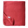 Large Coral Cashmere Blanket