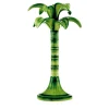 Large Handpainted Palm Tree Candlestick