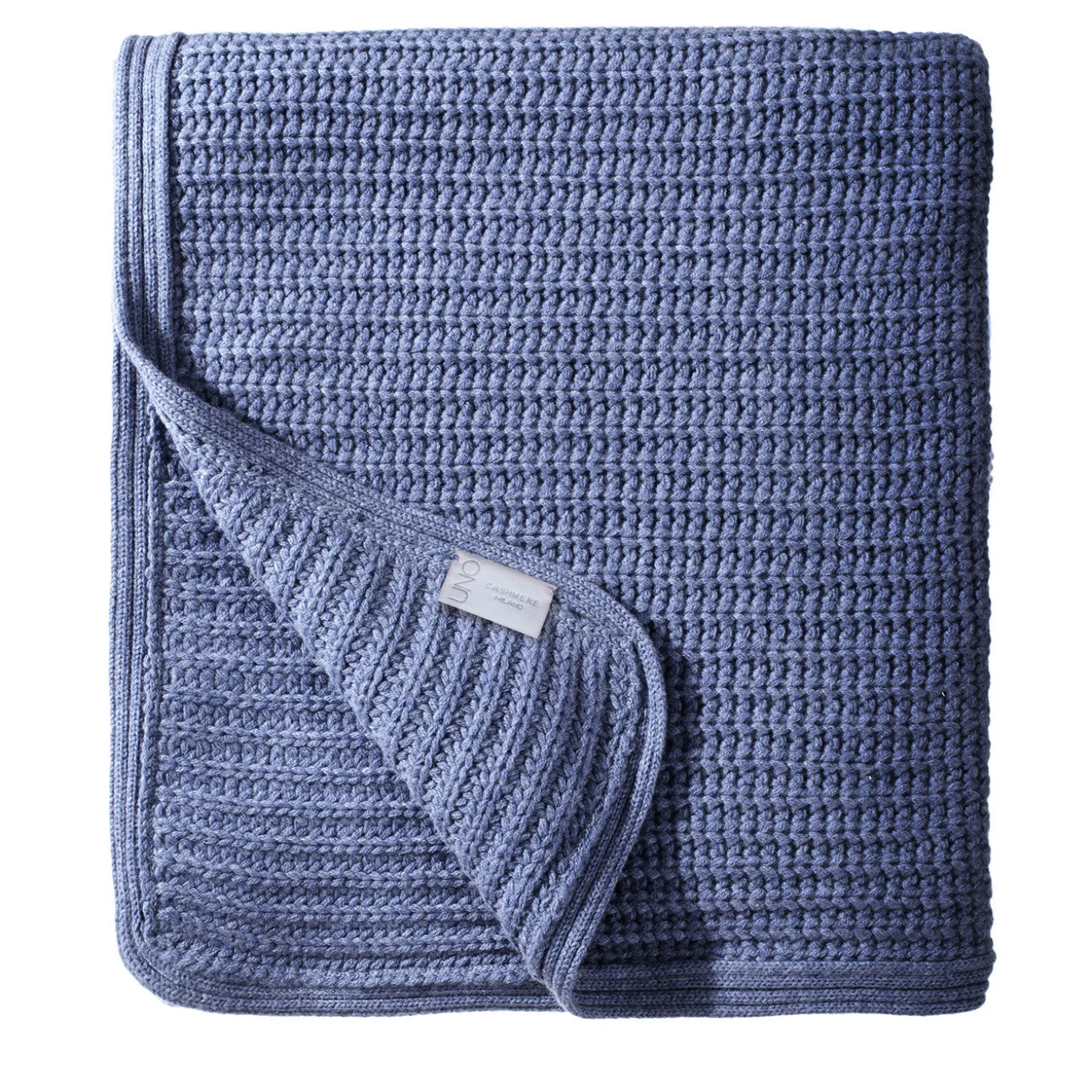 Large Light Blue Cashmere Blanket