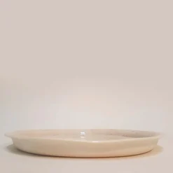 Large Mediterranea Hazed Lavender Porcelain Plate