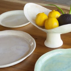 Large Mediterranea Hazed Lavender Porcelain Plate