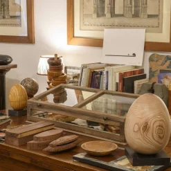 Large Uovo limited edition wood decorative object #14