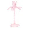 Las Palmas Large Pink Blown Glass Candle Holder