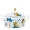 Las Palmas porcelain Tureen with yellow/blue palms