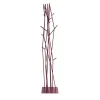 LATVA Red Steel Standing Coat Rack