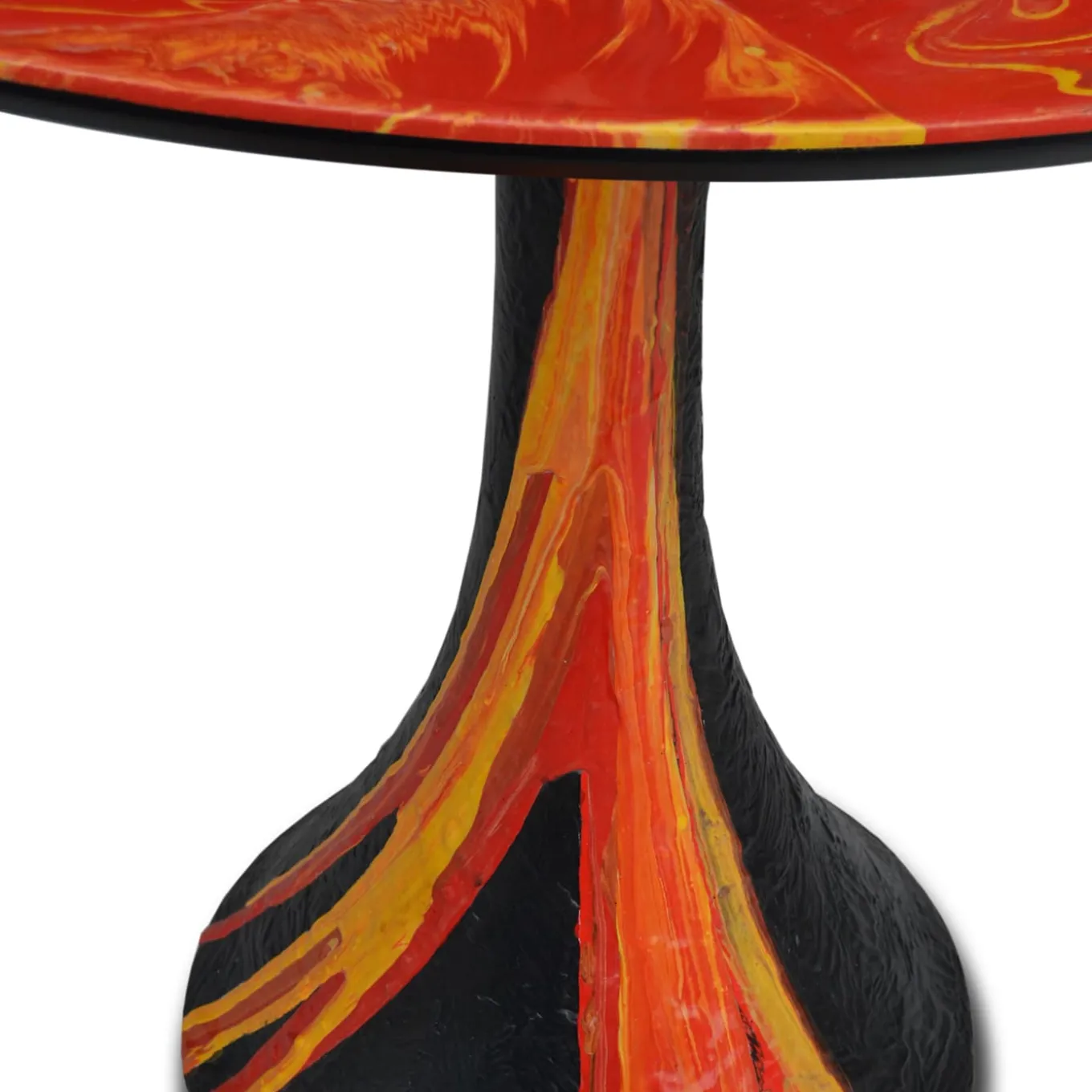 Lava Resin Sculptural Side Table
