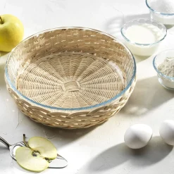 Lavanda Wicker Cake Pan Basket
