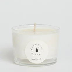 Lavender & Iris Scented Candle with Ceramic Lid