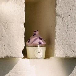 Lavender & Iris Scented Candle with Ceramic Lid