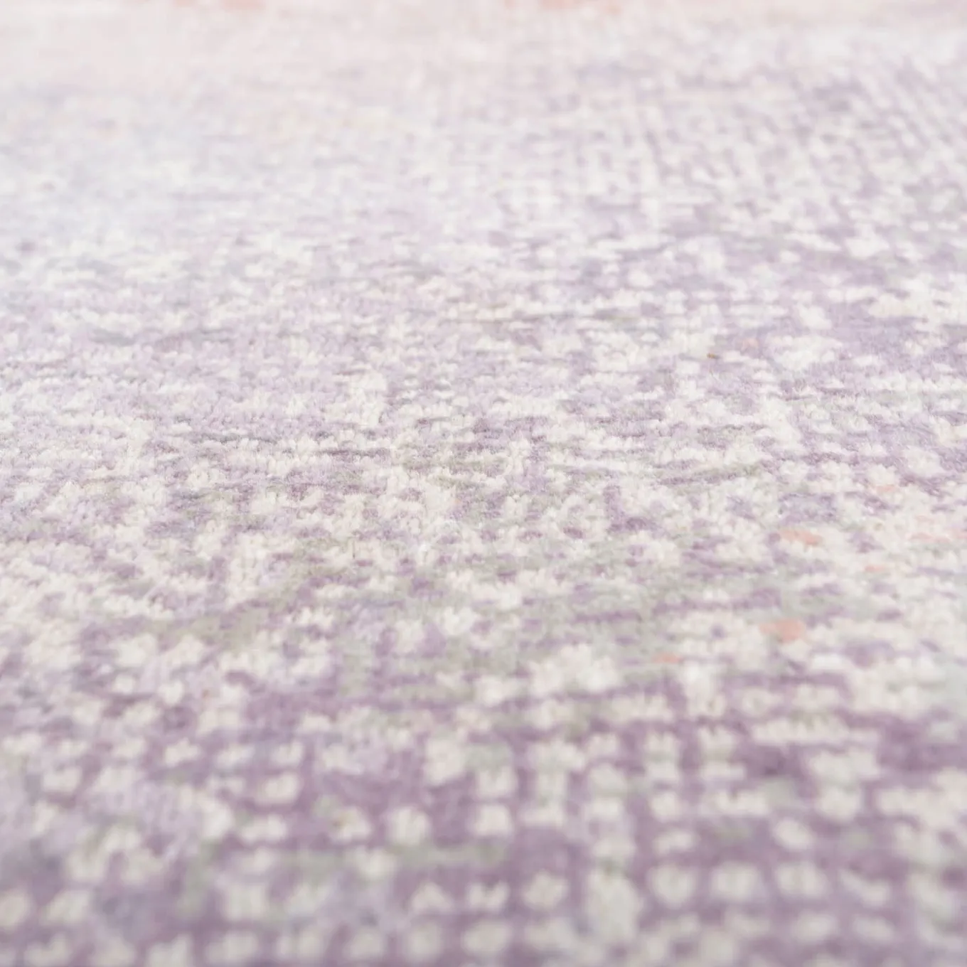 Lavender Haze & Silver Pink Hand-Knotted Rug