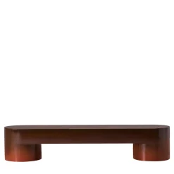Lazy-O Brown Bench by Dainelli Studio