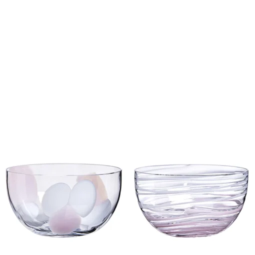 Le Diverse Set of 2 Pink Bowls