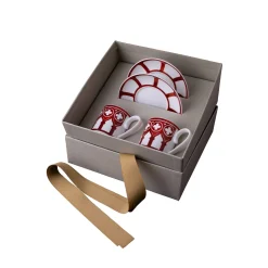 Le Loze dei Bei Palassi Set of 2 Coffee Cups with Saucers