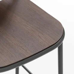 0179-LE Metis Tall Oak Bar Stool by Studio Gabbertas