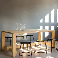 Le Rossette Small Brass Stool