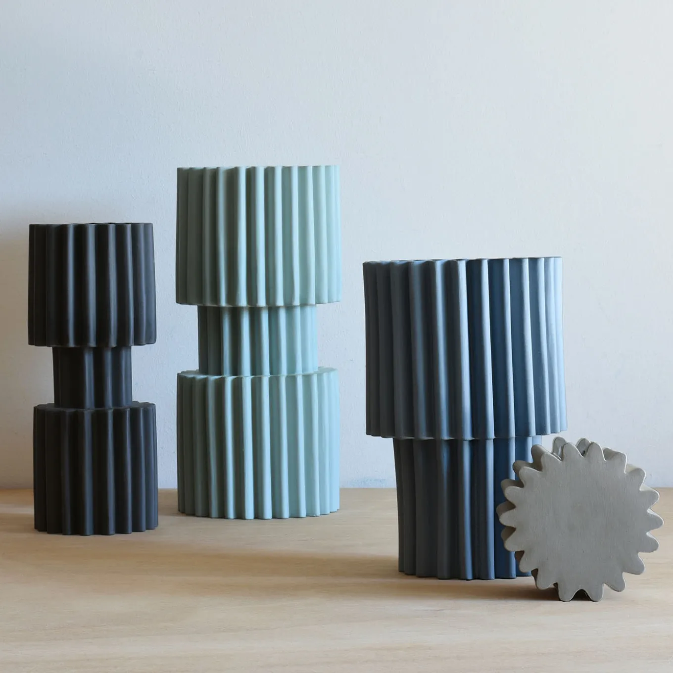 Le Torri Albero Medium Cerulean-Blue Vase